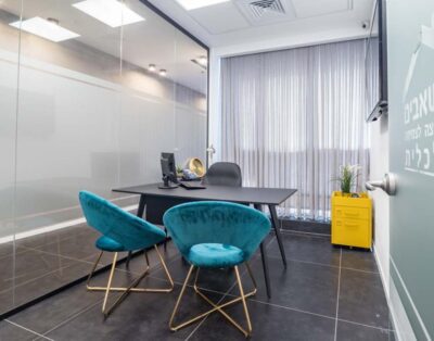 משרד עם עיצוב אדריכלי