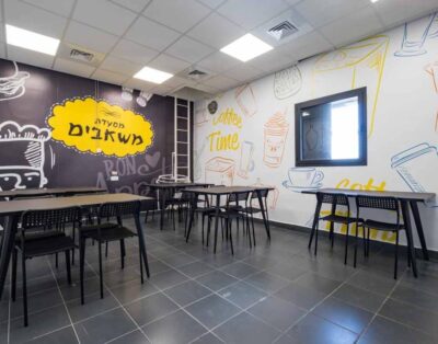 משרד עם עיצוב אדריכלי